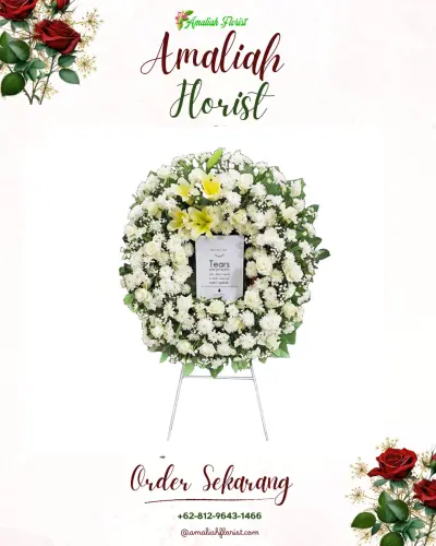 Krans Bunga Duka Cita kumpay